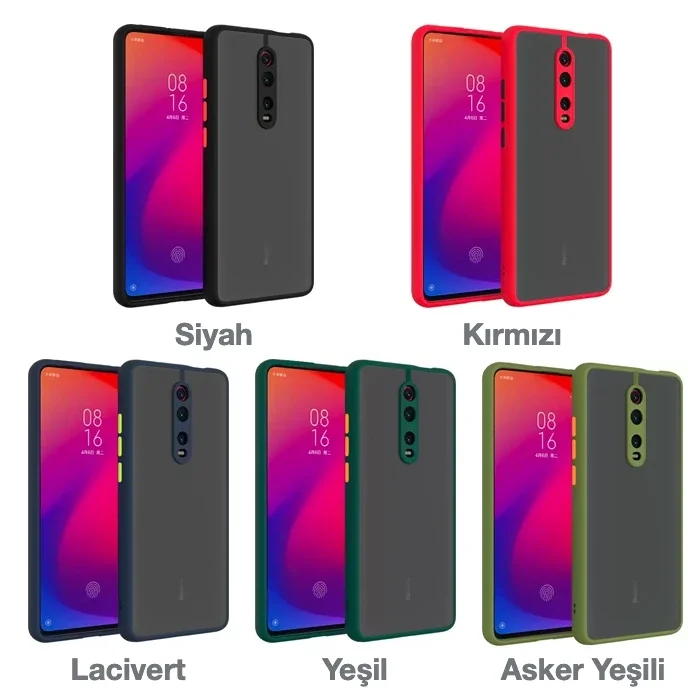 Xiaomi Redmi K20 - K20 Pro Kamera Korumalı Premium Silikon Kılıf-(5775)