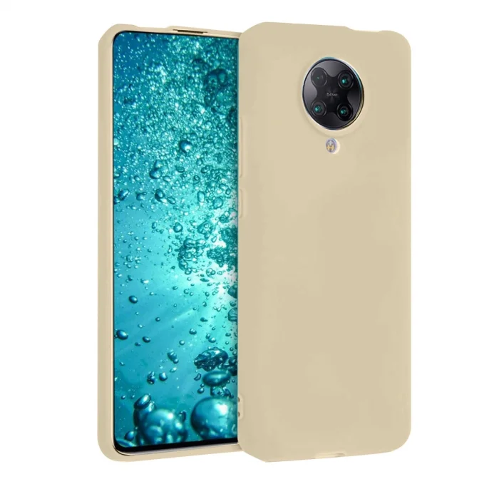 Xiaomi Redmi K30 Pro Kılıf Nano İçi Kadife Silikon - Kemik