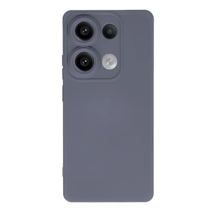 Xiaomi Redmi Note 13 4g Kılıf Nano İçi Kadife Silikon - Gri