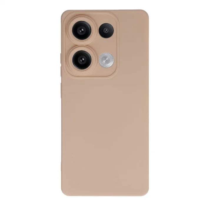 Xiaomi Redmi Note 13 4g Kılıf Nano İçi Kadife Silikon - Pudra