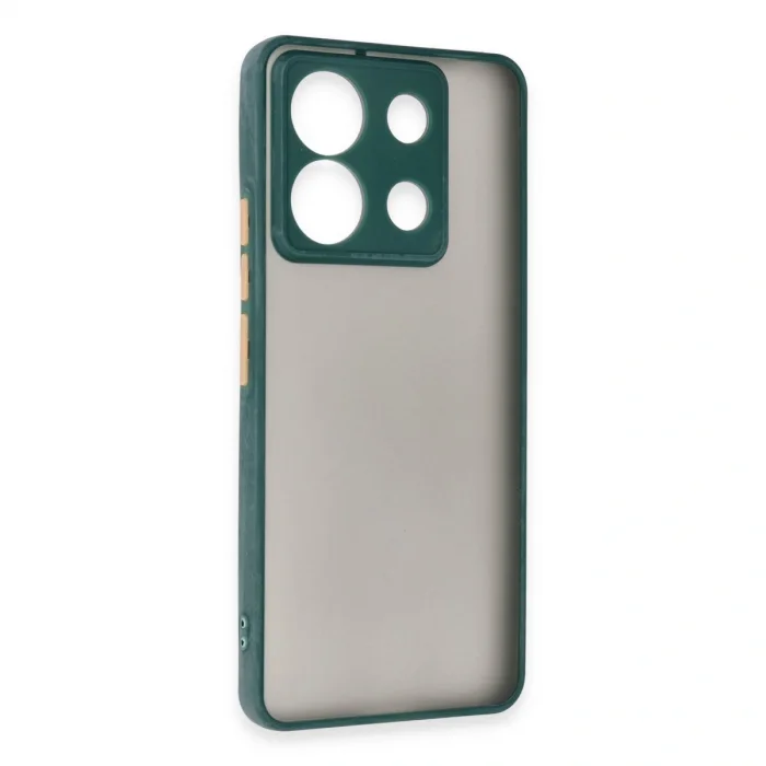 Xiaomi Redmi Note 13 5g Kılıf Montreal Silikon Kapak - Yeşil