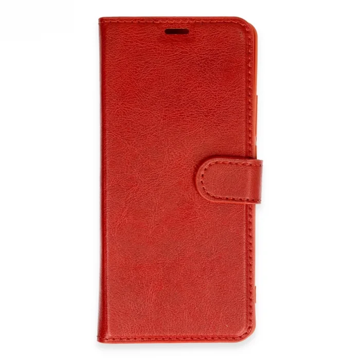 Xiaomi Redmi Note 13 Pro 4g Kılıf Trend S Plus Kapaklı Kılıf - Kırmızı