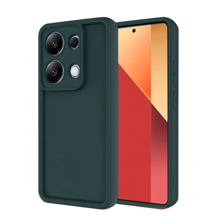 Xiaomi Redmi Note 13 Pro 4g Kılıf Viera Silikon - Koyu Yeşil