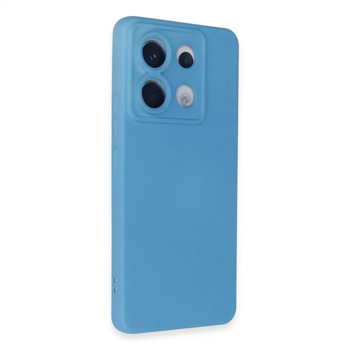 Xiaomi Redmi Note 13 Pro 5g Kılıf Nano İçi Kadife Silikon - Mavi