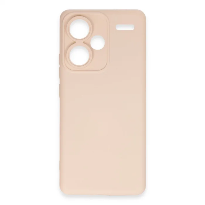Xiaomi Redmi Note 13 Pro Plus Kılıf Nano İçi Kadife Silikon - Pudra