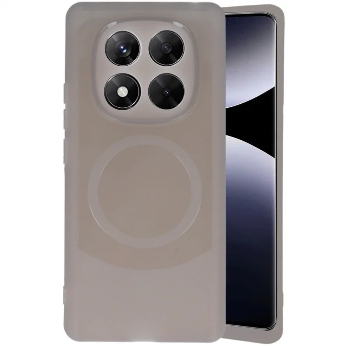 Xiaomi Redmi Note 14 Pro 4g Kılıf Maya Karbon Kapak - Gri