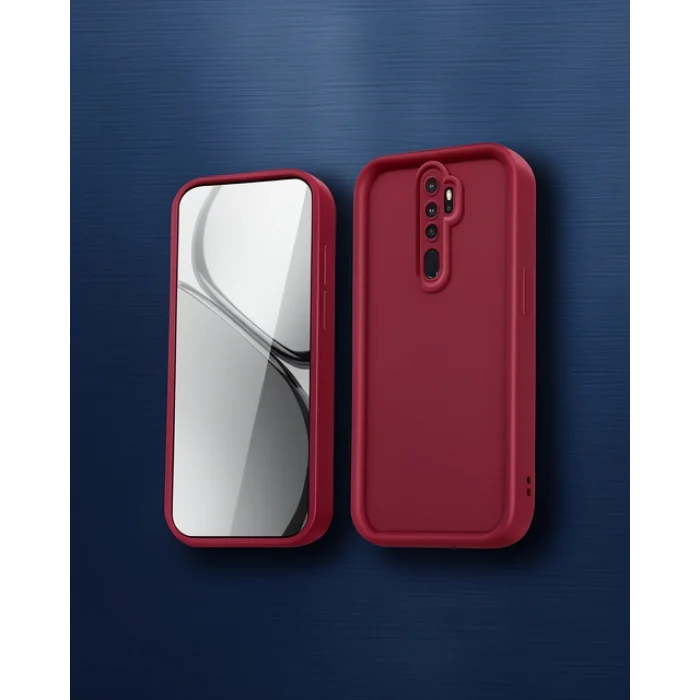 Xiaomi Redmi Note 8 Pro Kılıf Viera Silikon - Bordo