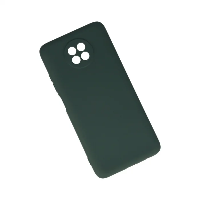 Xiaomi Redmi Note 9 5g Kılıf Nano İçi Kadife Silikon - Koyu Yeşil