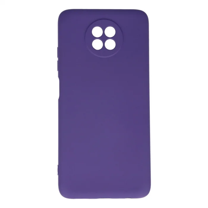 Xiaomi Redmi Note 9 5g Kılıf Nano İçi Kadife Silikon - Mor