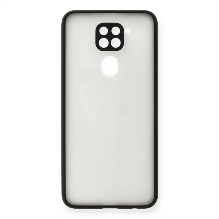 Xiaomi Redmi Note 9 Kılıf Montreal Silikon Kapak - Siyah
