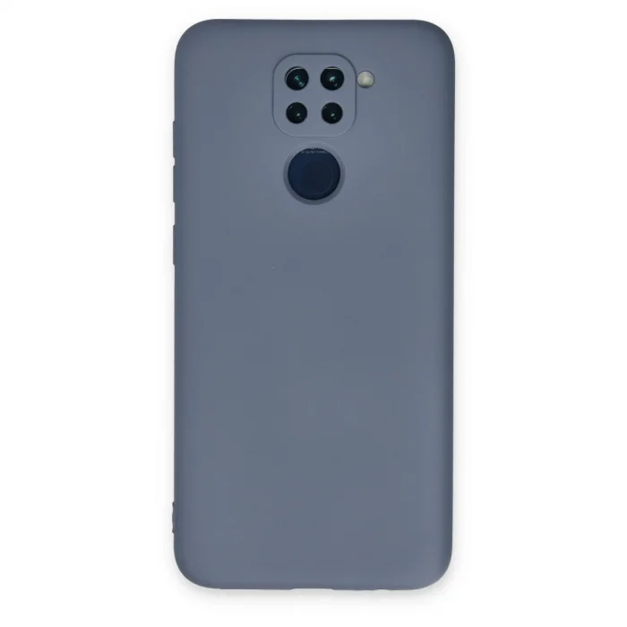 Xiaomi Redmi Note 9 Kılıf Nano İçi Kadife Silikon - Gri