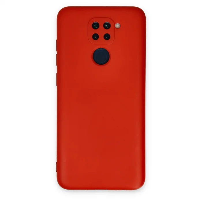 Xiaomi Redmi Note 9 Kılıf Nano İçi Kadife Silikon - Kırmızı