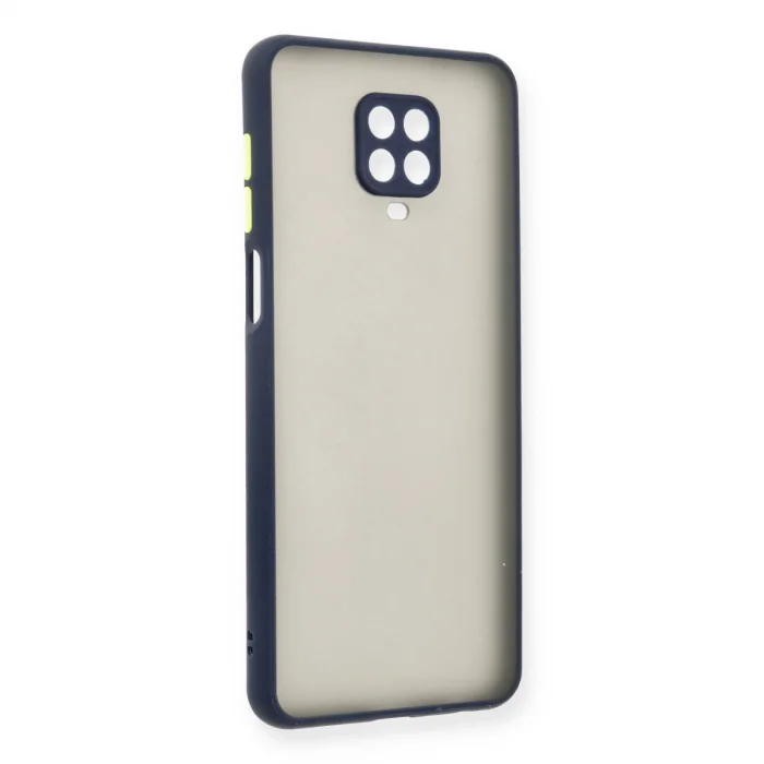 Xiaomi Redmi Note 9 Pro Kılıf Montreal Silikon Kapak - Lacivert