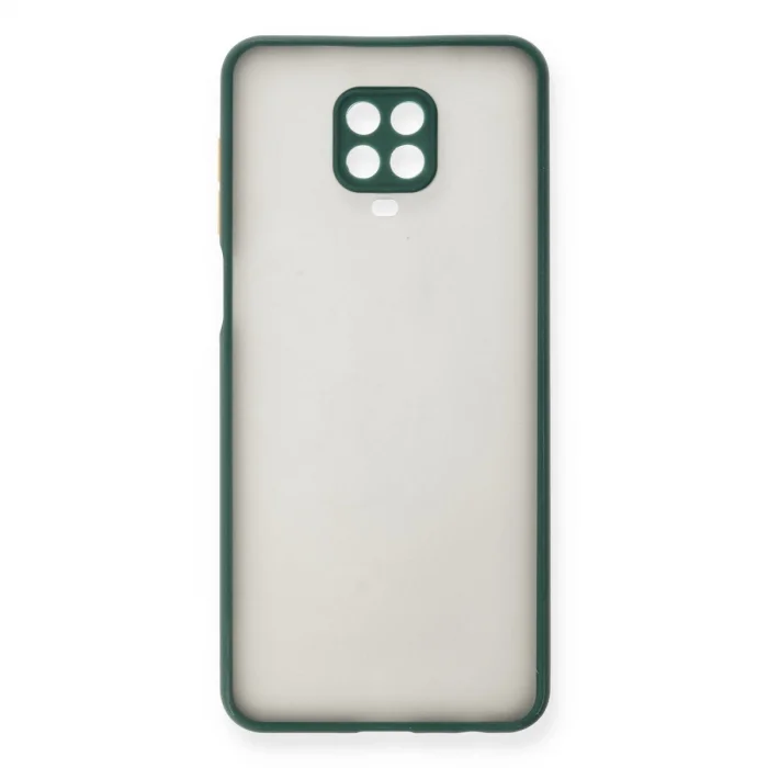 Xiaomi Redmi Note 9 Pro Kılıf Montreal Silikon Kapak - Yeşil