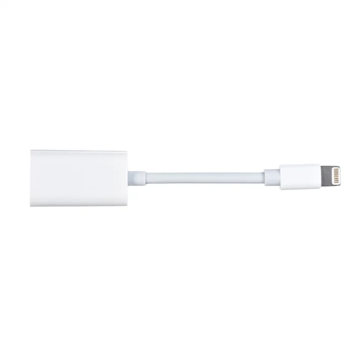 Y Cable İPhone 14-13-12 11 Lightning Kulaklık +şarj Usb Adaptörü-(5775)