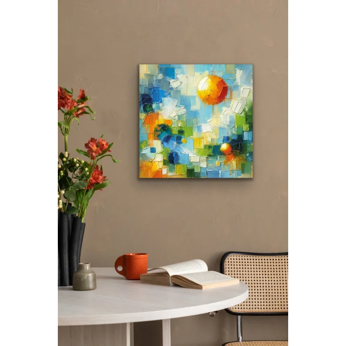 Yaz Mevsimi Kanvas Tablo 60x60cm