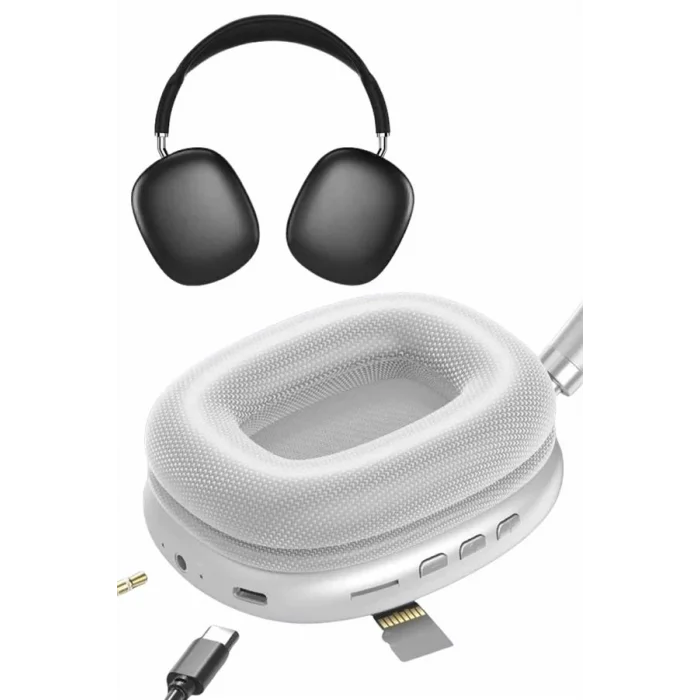 Yeni Nesil Bluetooth Kulaklık Kulak Üstü ANC Özelliği Yüksek Ses Kaliteli