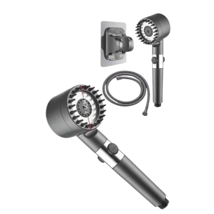 Yeni Nesil Duş Başlığı Paslanmaz Çelik Masaj Etkili Ergonomik Tasarım Su Basınçlı