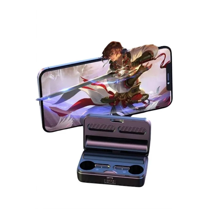 Yeni Nesil Kablosuz Kulaklık Aynalı Powerbank Özellikli Bluetooth Bağlantılı Dijital Göstergeli