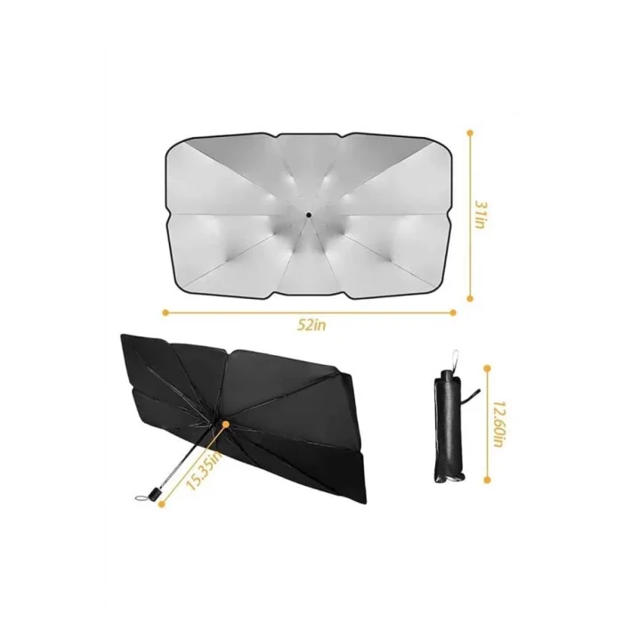 Yeni Nesil Tüm Araç Modellerine Uygun Oto Şemsiye Katlanabilir UV Işınlarına Karşı