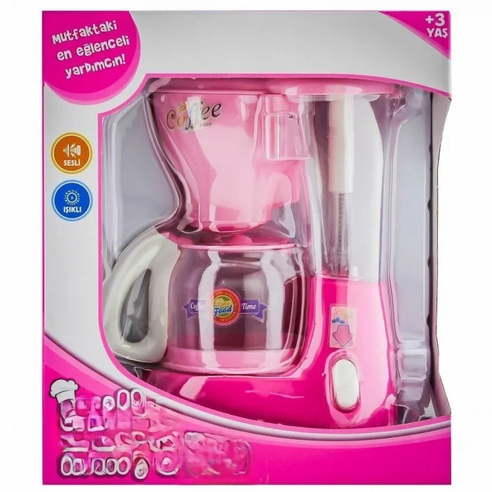 YH129-2 OYUNCAK MİNİ KAHVE MAKİNASI PİLLİ