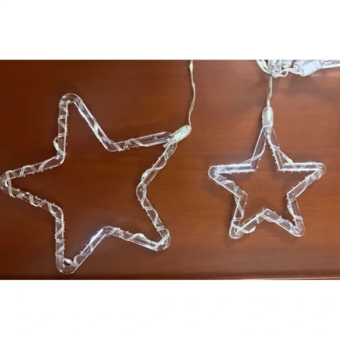 Yıldız Perde Led 10 Saçaklı