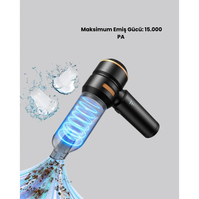 Yüksek Performanslı Araç İçi El Süpürgesi