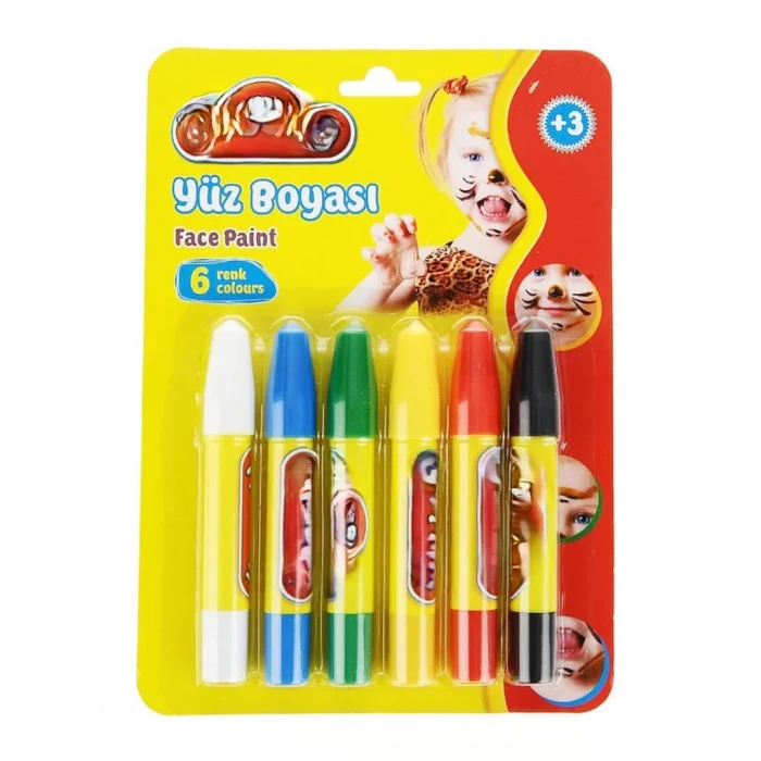 Yüz Boyası 6 Renk