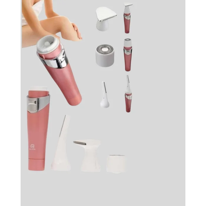 Yüz Tüyleri İçin Özel Başlıklı Pembe Epilatör