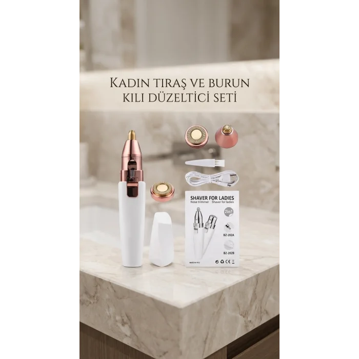 Yüz ve Kaş Epilatörü Tüy Alma Aleti Pratik Kullanım