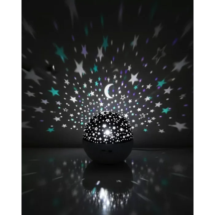 Zaman Ayarlı Fişli Yıldız Projektör Ortam Lambası