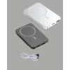 10000mAh Kapasiteli Manyetik USB-C ve Kablosuz Powerbank W09