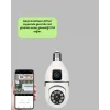 1080P WiFi Ampul Kamerası