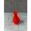11 cm Turuncu Kalp Formlu Mini Vazo Estetik Dekoratif Obje