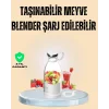 1200mAh Şarjlı, Hafif ve Pratik Taşınabilir Blender