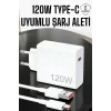 120W Şarj Aleti Type-C Uyumlu Turbo Şarj Aleti