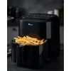 1360W Güçlü 4 Litre Kapasiteli Dokunmatik Cam Hazneli Airfryer