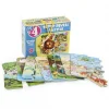 1481 Süper Renkli 4lü Puzzle - Hayvanlar / 8+12+16+24 Parça Puzzle