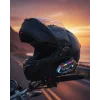 16 Mod RGB Işıklı Motosiklet Intercom Çift Telefon Destekli