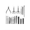 17 Parça Manikür Seti El ve Ayak Bakımı Törpü Cımbız Tırnak Temizleme
