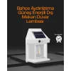 1800 mAh Pilli Solar Duvar Aydınlatma