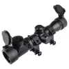 2-6x28 Zoomlu  Tüfeği Dürbünü Hedef Çizgili Çift Işıklı