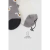 2Li Love Dog Penye Soket Çorap 10118 Gri