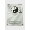 2li Yin Yang Bileklik Kartı - Beyaz