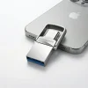 2si 1 Arada USB 3.2 Type-C Ve USB 64GB Metal Flash Disk