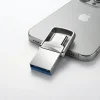 2si 1 Arada USB 3.2 Type-C Ve USB 64GB Metal Flash Disk
