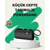 2000mAh Mini Powerbank Dahili Konektörlü PD 20W