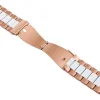 22MM Gear S3 Watch 4 -GT2 GT2E 46MM KayışKordon Seramik Paslanmaz Çelik-(5775)