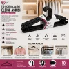 240 Adet Siyah Elbise Askısı Plastik 24x10pcs Bx40