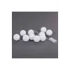2m 10lu Işıklı Beyaz Top Dekoratif Süs Pilli